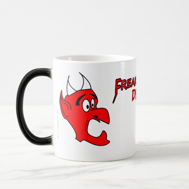 Freaked-Out Devil Magic Mug (Left)
