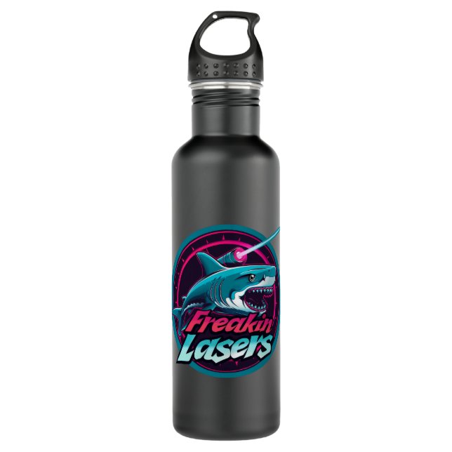 Freakin Lasers 710 Ml Water Bottle (Front)