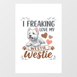 Freaking Love Westie Dog Hearts Paws_1