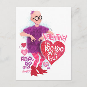 FREAKS Valentine: I'm Koo-Koo Over You! Postcard