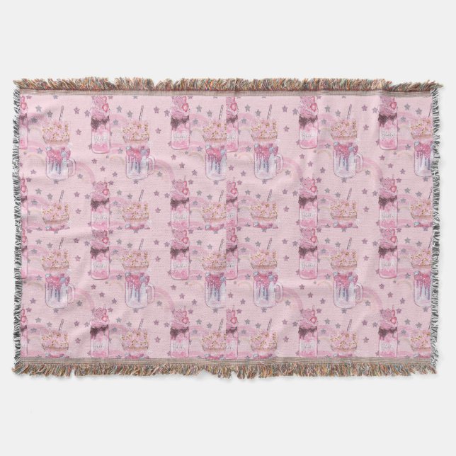 Freakshakes Throw Blanket (Front)