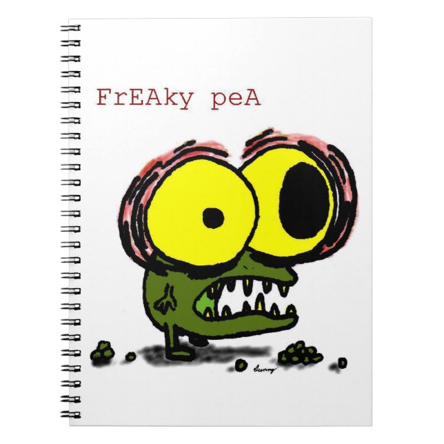Freaky Pea Notebook (Front)