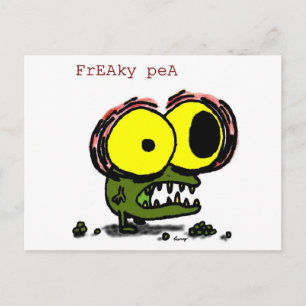 Freaky Pea Postcard