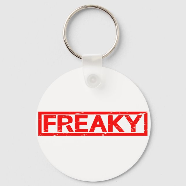 Freaky Stamp Key Ring (Front)