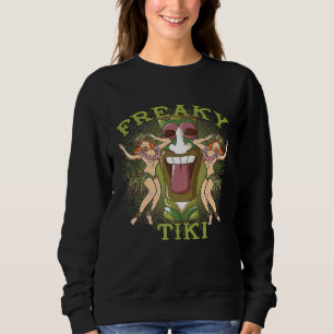 Freaky Tiki Gods Totems Idols Retro Tropical Polyn Sweatshirt