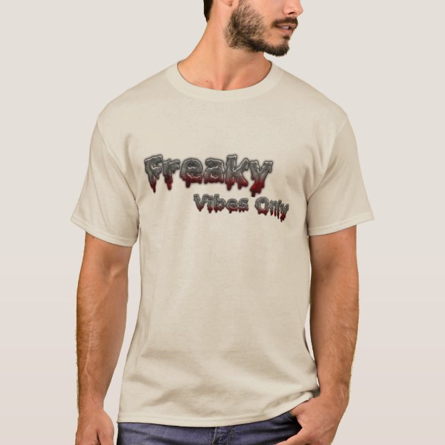 "Freaky Vibes Only"-dgn3 by Maaya Prints, Men's T-Shirt (Front)