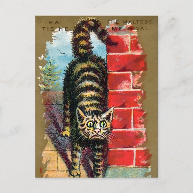 Frears Cat Trade Card #2 (of 6) (Front)