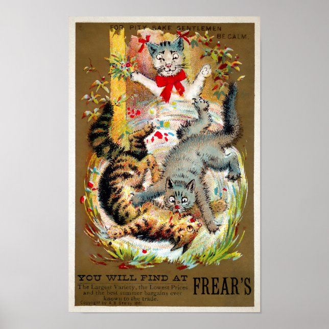 Frears Cat Trade Card #4 (of 6) Poster (Front)