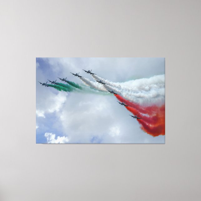 Frecce Tricolori Canvas Print (Front)