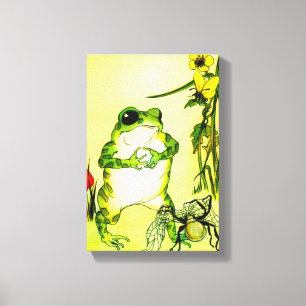 Freckle Frog Canvas Print