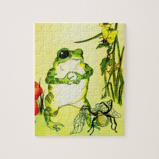 Freckle Frog Jigsaw Puzzle (Vertical)