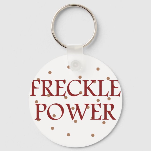 Freckle Power Key Ring (Front)