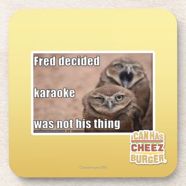Fred decided coaster (Front)