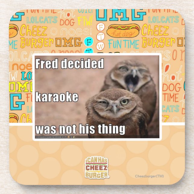 Fred decided coaster (Front)