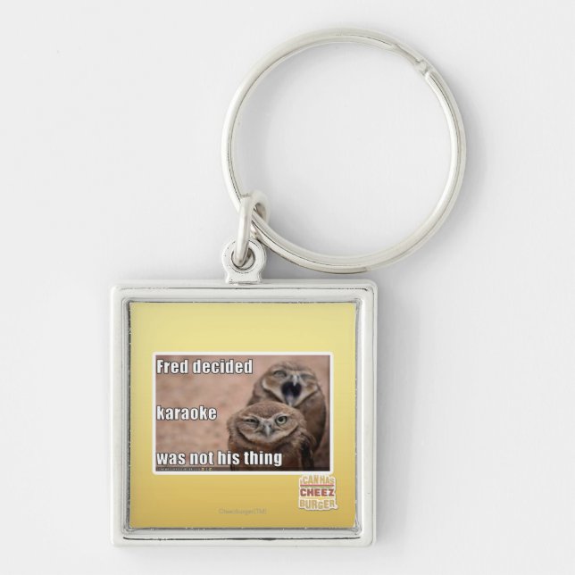 Fred decided key ring (Front)