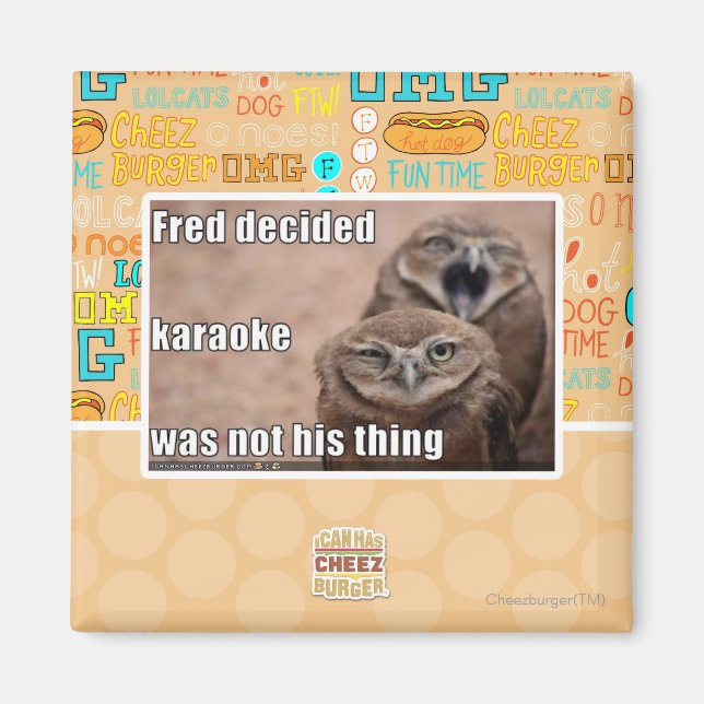Fred decided magnet (Front)