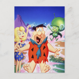 Fred Flintstone Under A Spell Postcard