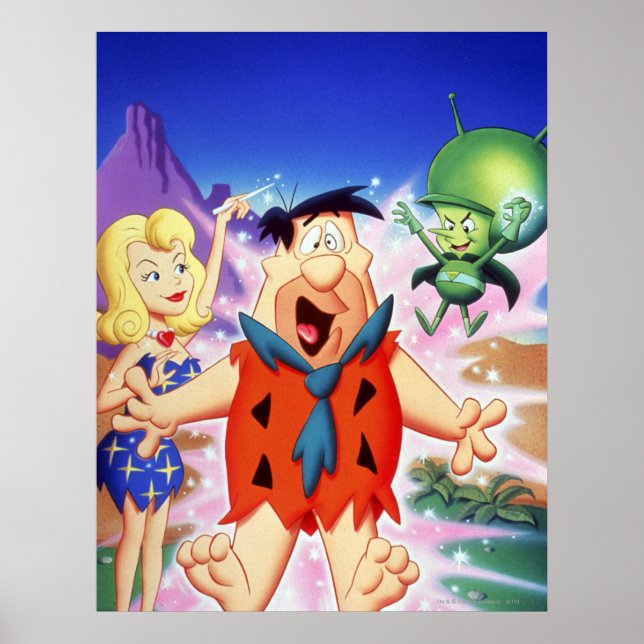 Fred Flintstone Under A Spell Poster (Front)