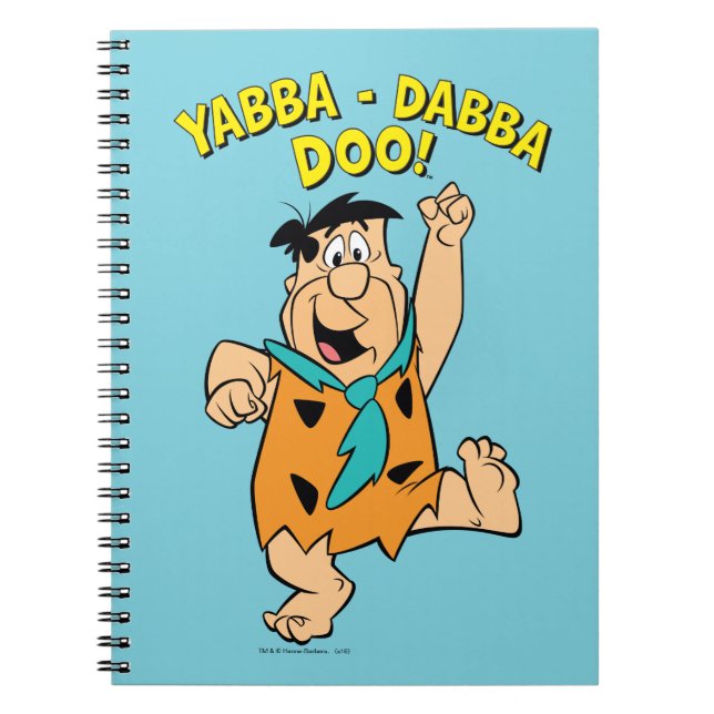 Fred Flintstone Yabba-Dabba Doo! Notebook (Front)