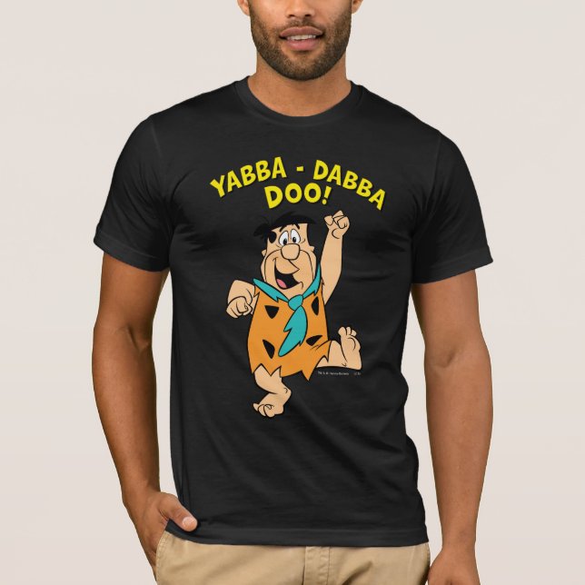 Fred Flintstone Yabba-Dabba Doo! T-Shirt (Front)