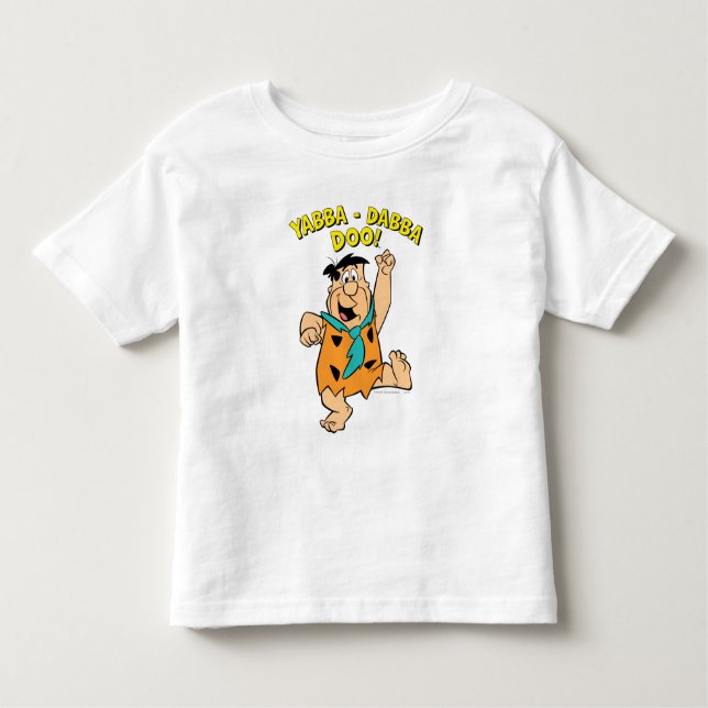 Fred Flintstone Yabba-Dabba Doo! Toddler T-Shirt (Front)