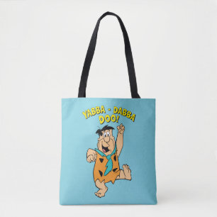 Fred Flintstone Yabba-Dabba Doo! Tote Bag