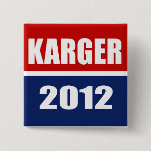 FRED KARGER 2012 15 CM SQUARE BADGE