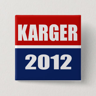 FRED KARGER 2012 15 CM SQUARE BADGE