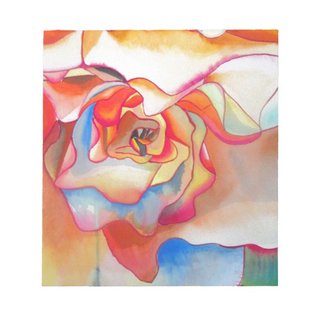 Fred martin begonia watercolour art notepad (Front)