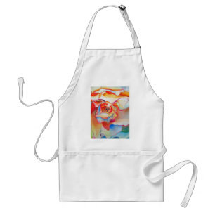Fred martin begonia watercolour art standard apron