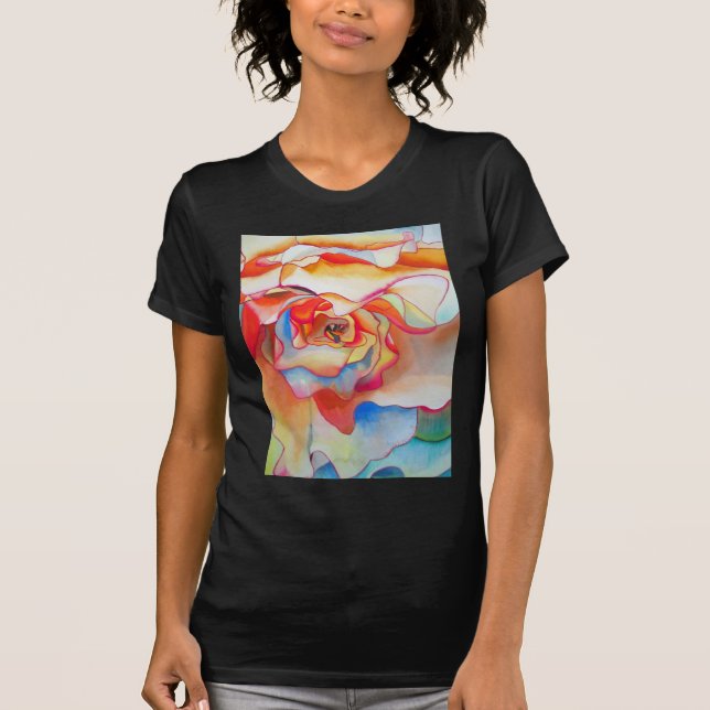 Fred martin begonia watercolour art T-Shirt (Front)