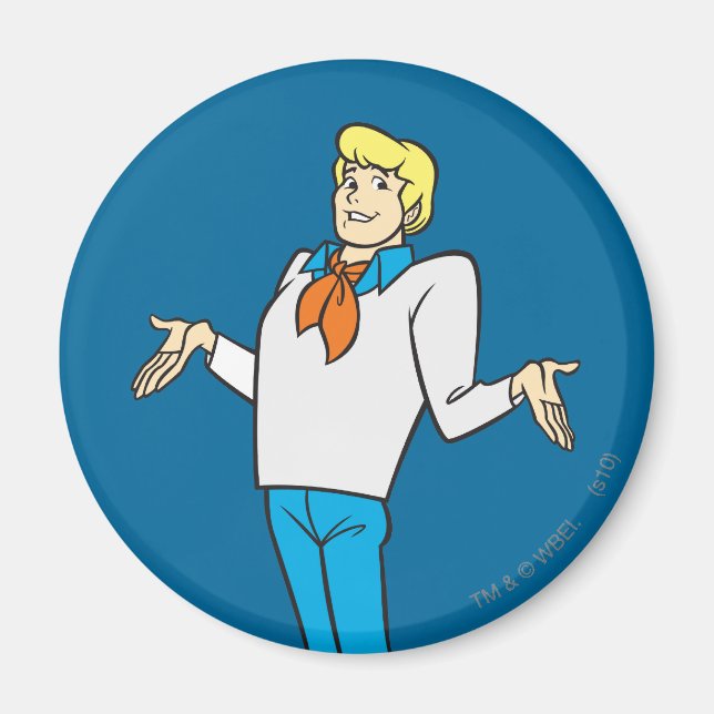 Fred Shrug Magnet (Front)