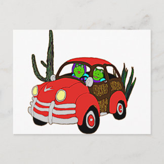 Freda and Freddie Frog Head Out Postcard