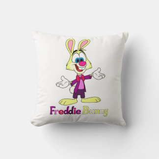 Freddie Bunny Throw Pillow
