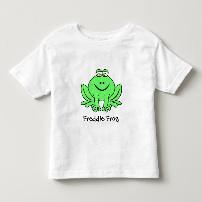 Freddie Frog Toddler T-Shirt (Front)