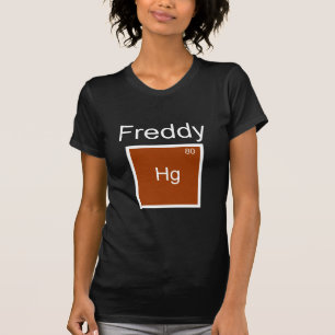 Freddy Hg (Mercury) Element Pun T-Shirt