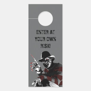 Freddy vs. Jason Freddy Seeing Red Door Hanger