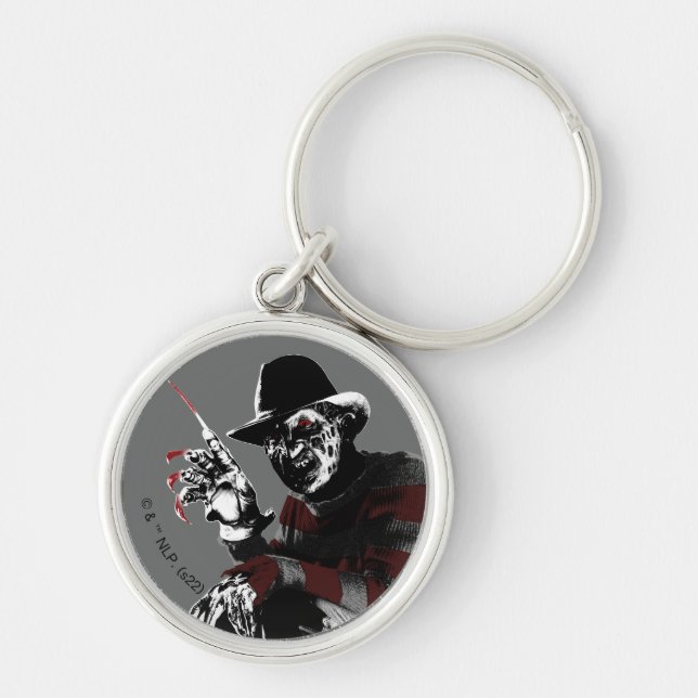 Freddy vs. Jason | Freddy Seeing Red Key Ring (Front)