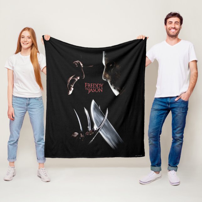 Freddy vs. Jason | Theatrical Poster Fleece Blanket (In Situ)