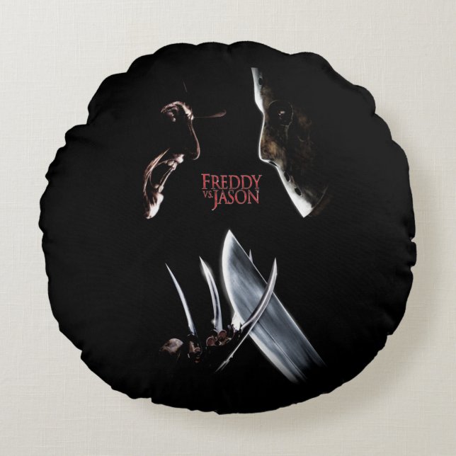 Freddy vs. Jason | Theatrical Poster Round Cushion (Front)