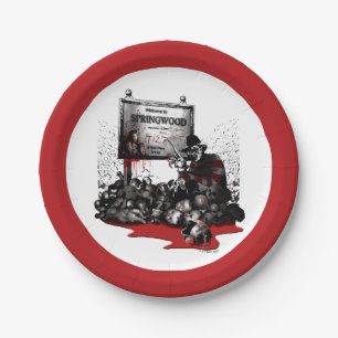 Freddy vs. Jason Welcome to Springwood Paper Plate
