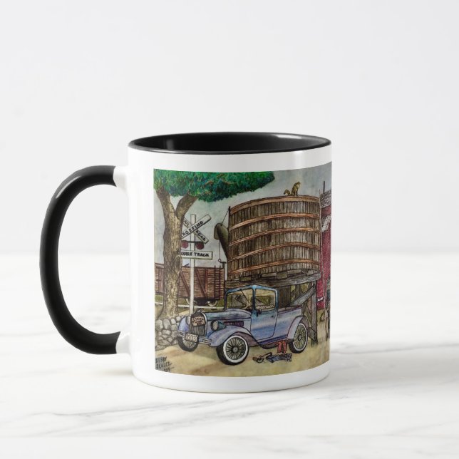 "Freddy's Jalopy" Possum Trot Mug (Left)