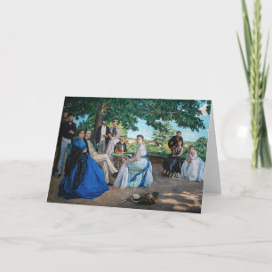Frederic Bazille - The Family Reunion Card