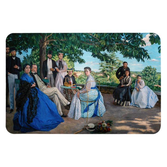 Frederic Bazille - The Family Reunion Magnet (Horizontal)