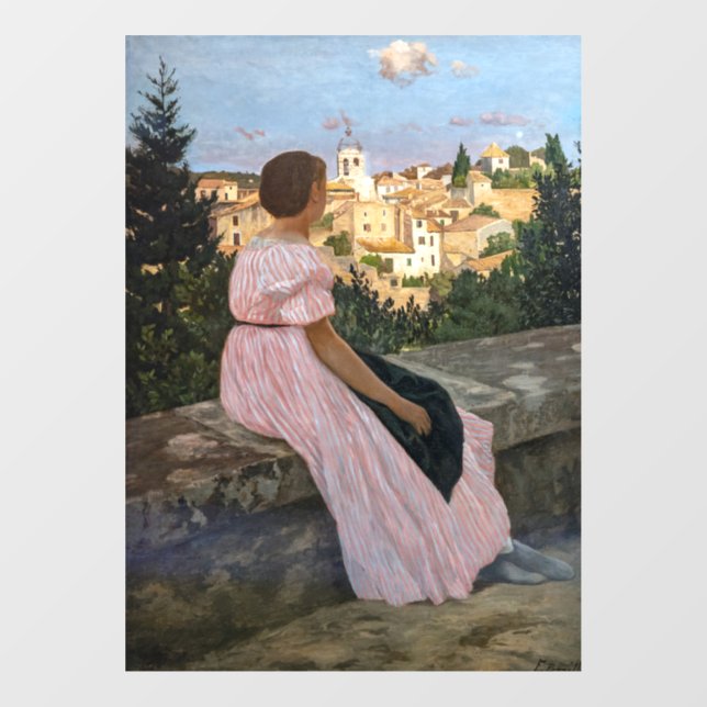 Frederic Bazille - The Pink Dress (Sheet)