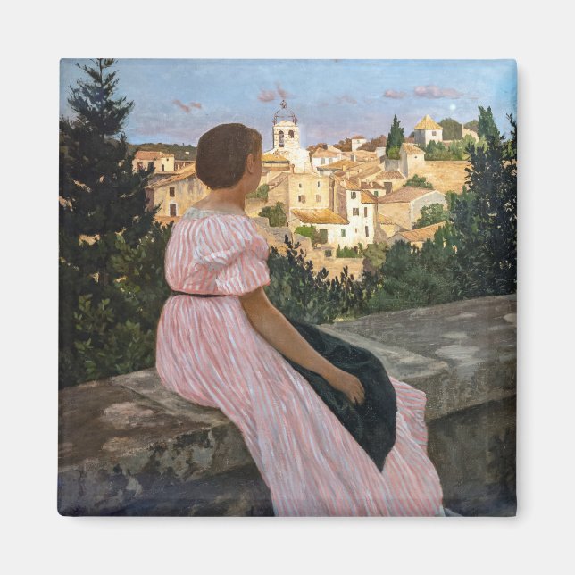 Frederic Bazille - The Pink Dress Magnet (Front)