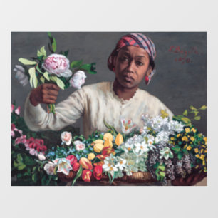 Frederic Bazille - Young Woman with Peonies