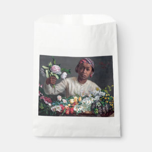 Frederic Bazille - Young Woman with Peonies Favour Bags