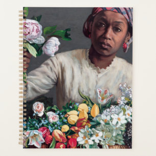 Frederic Bazille - Young Woman with Peonies Planner