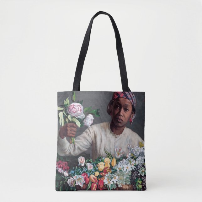 Frederic Bazille - Young Woman with Peonies Tote Bag (Front)
